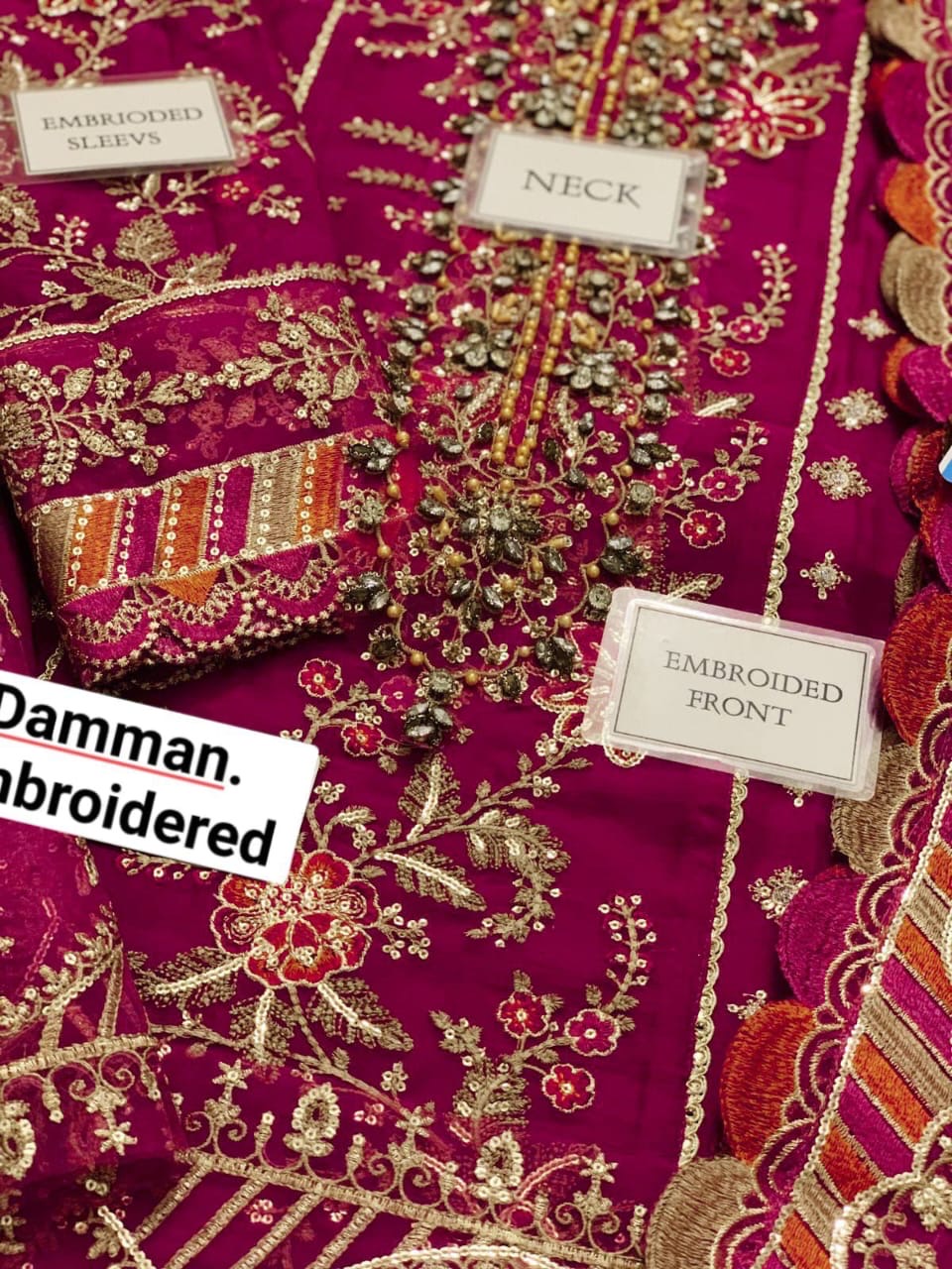 Maria b chiffon wedding