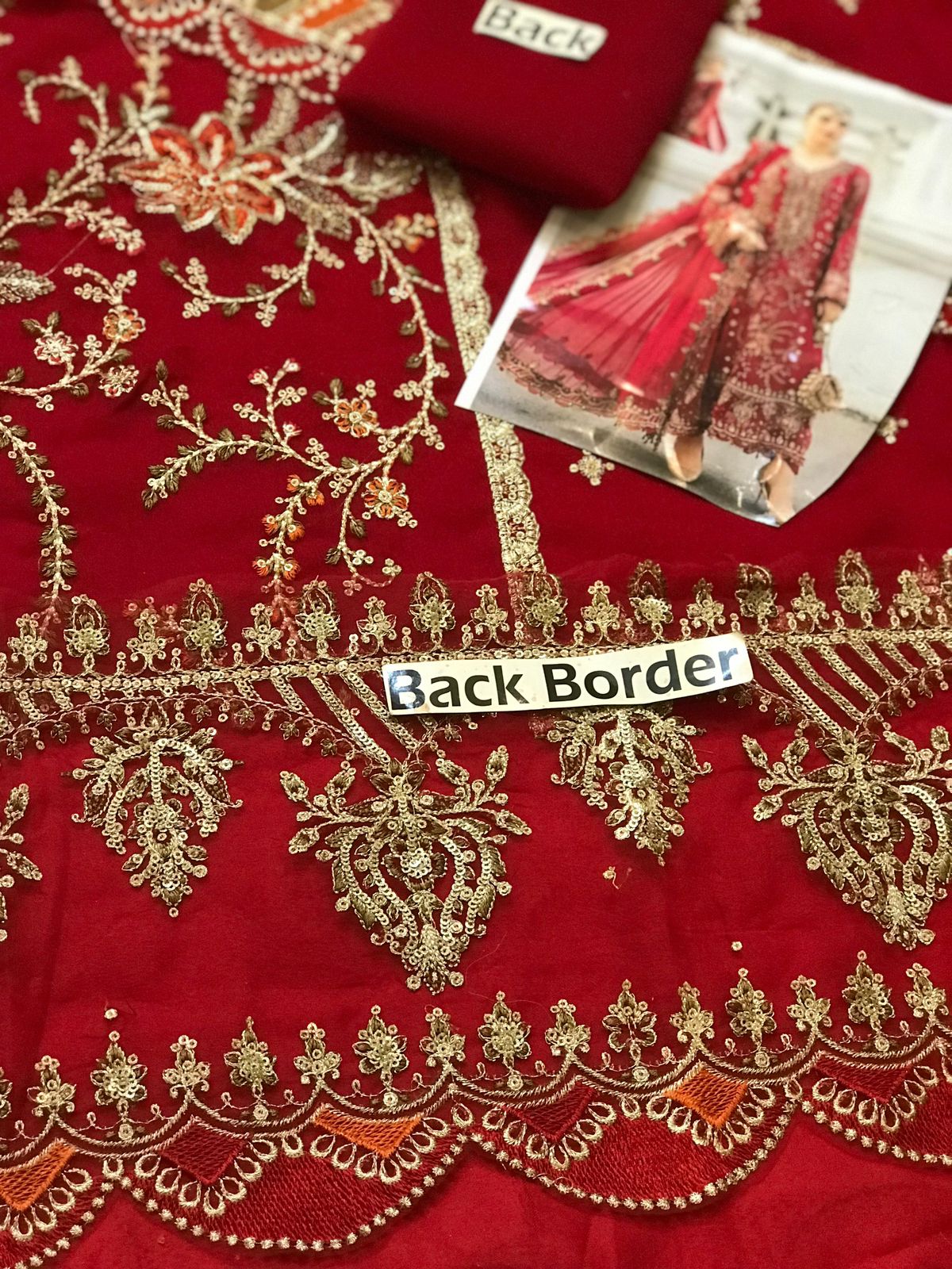 Maria b chiffon wedding