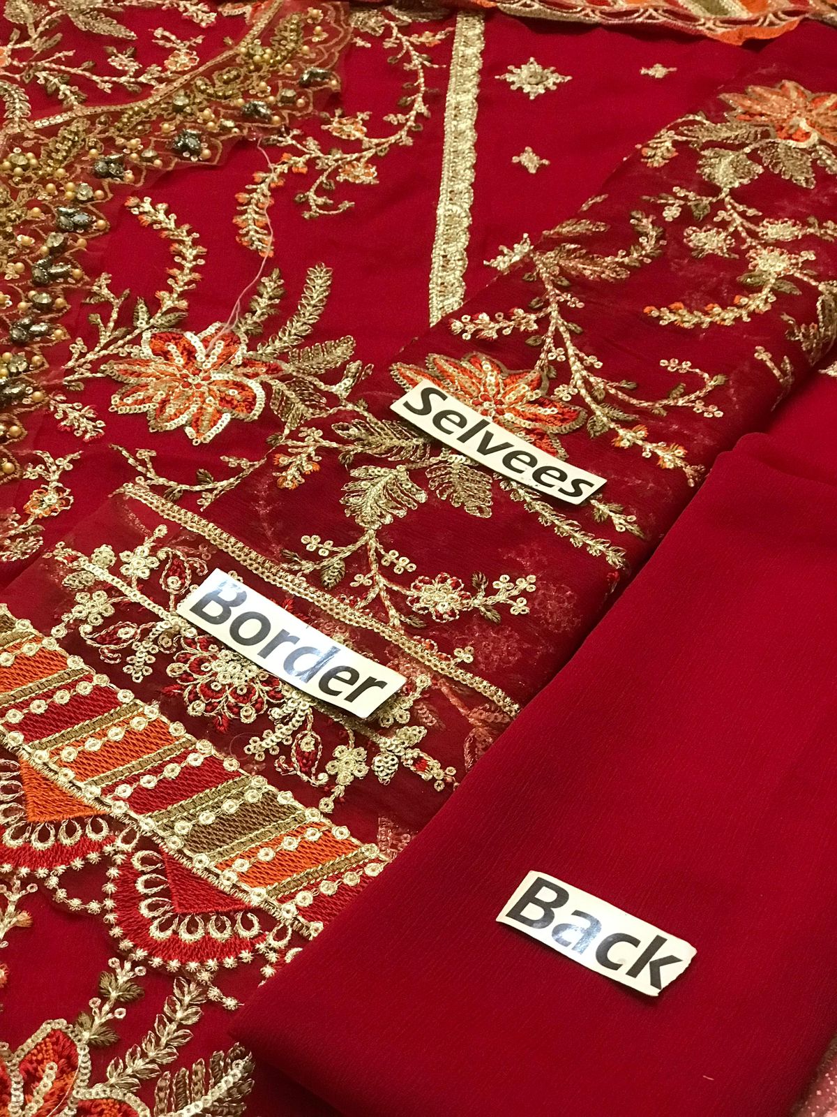 Maria b chiffon wedding