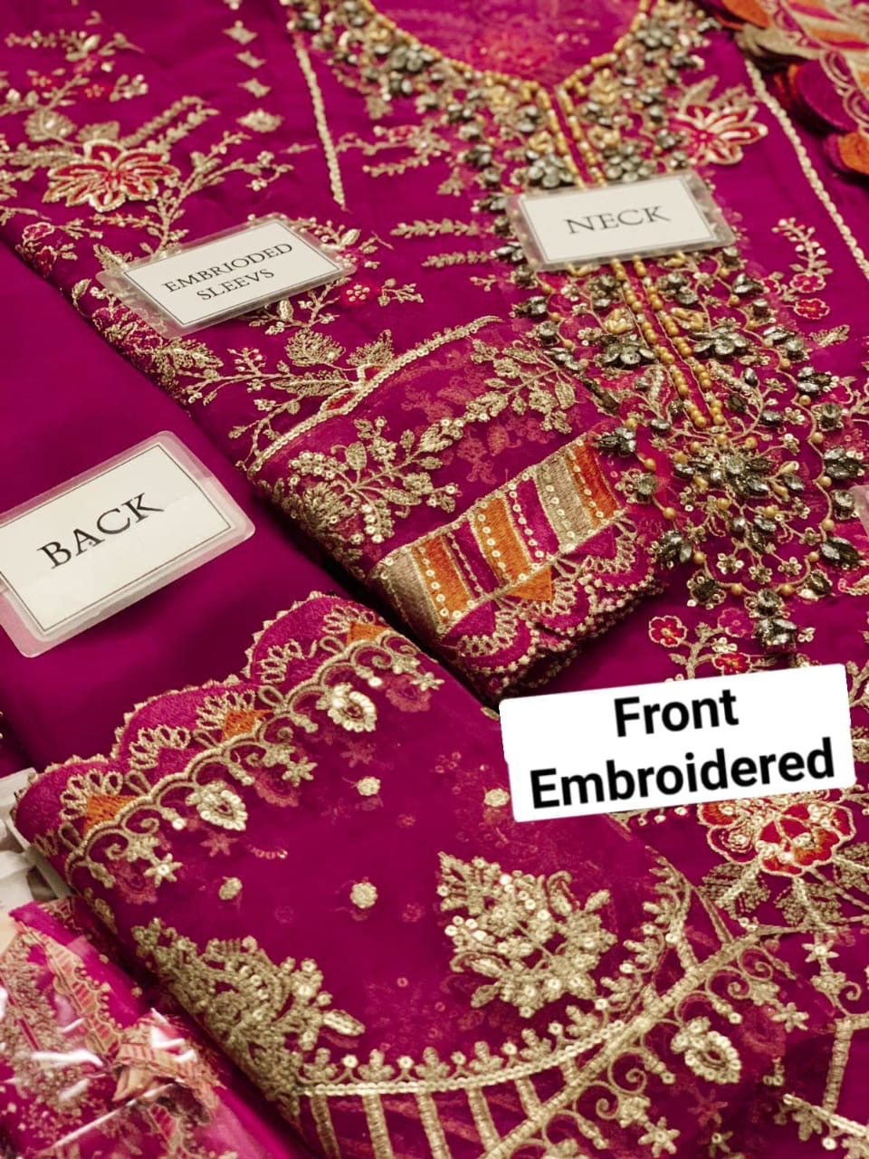 Maria b chiffon wedding